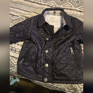 Burberry Kids Dark Quilted Jacket